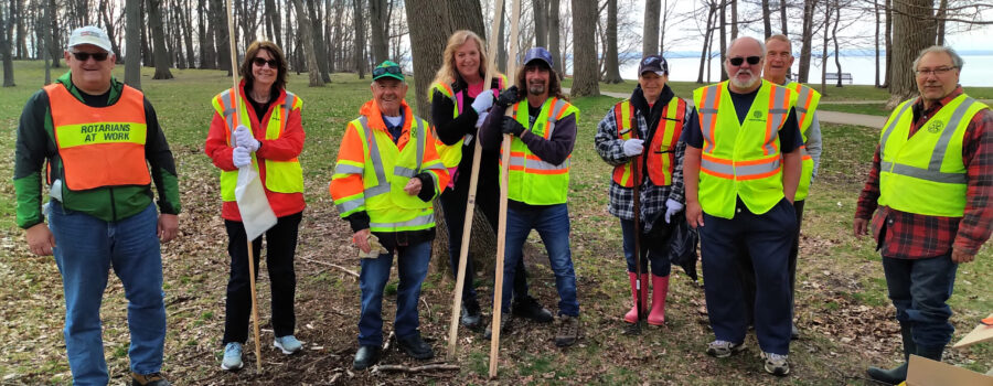 Environment:  Keeping It Clean.  Earthday/Great Lakes Watershed cleanup 2022